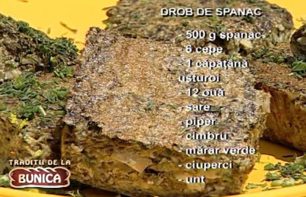 Drob de spanac