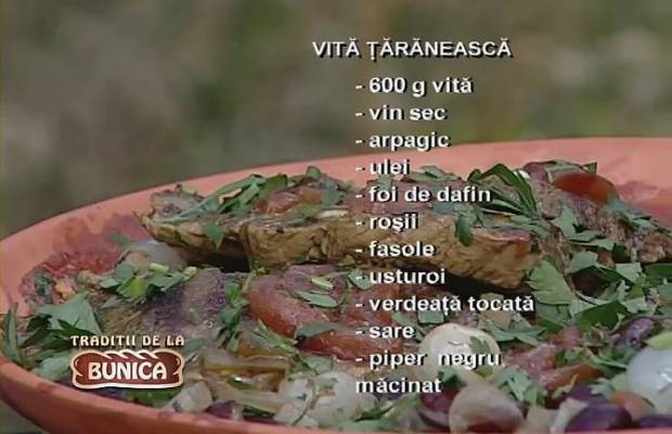 Carne de vita taraneasca