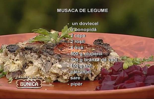 Musaca de legume