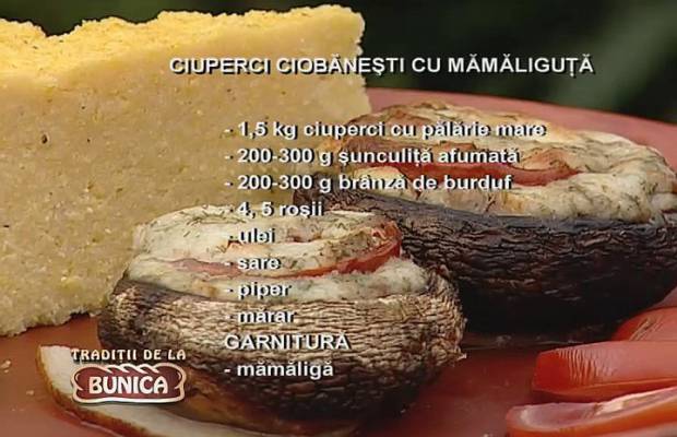 Ciuperci ciobanesti cu mamaliguta