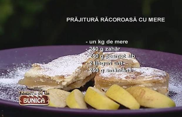 Prajitura racoroasa cu fructe