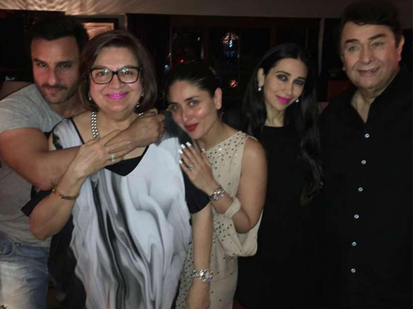 Karisma si Kareena Kapoor si parintii lor, Randhir Kapoor si Babita