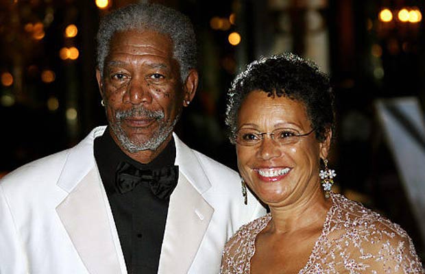 Morgan Freeman and wife