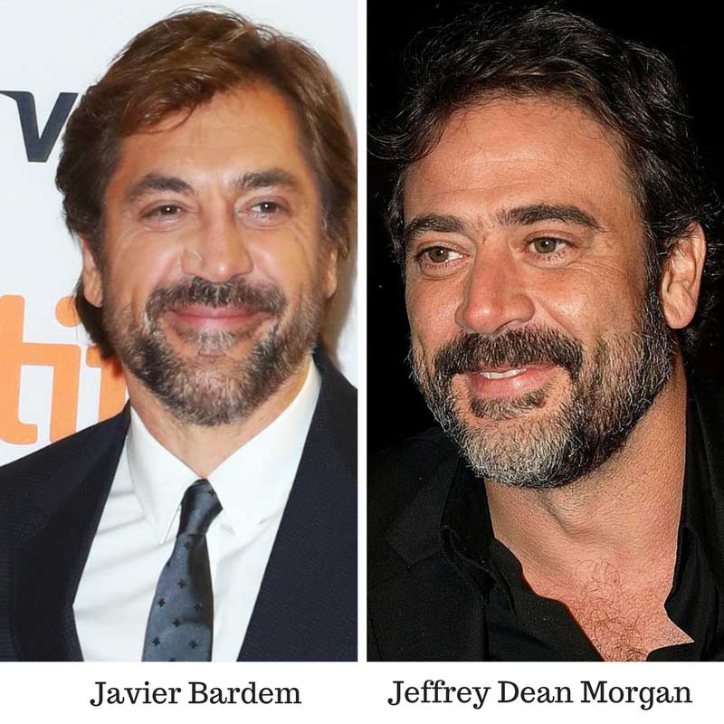 Jeffrey Dean Morgan si Javier Bardem.